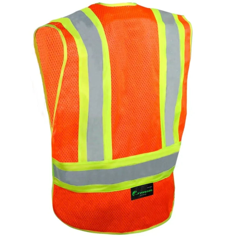 Chaleco Desmontable de Alta Visibilidad ANSI Tipo R Clase 2 - JYRSA SR-1215 - DIBAMEX