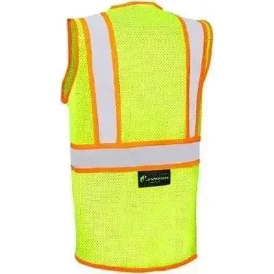 Chaleco Jersey de Alta Visibilidad ANSI TIPO R CLASE 2 - JYRSA SR-1210 - DIBAMEX