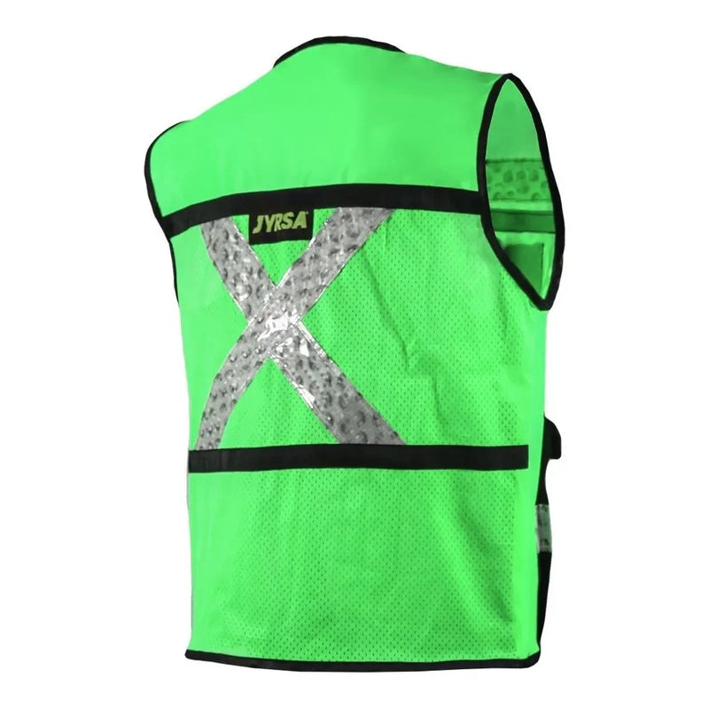 Chaleco de Seguridad Industrial Rescatista Alta Visibilidad JYRSA SR-2048 - DIBAMEX