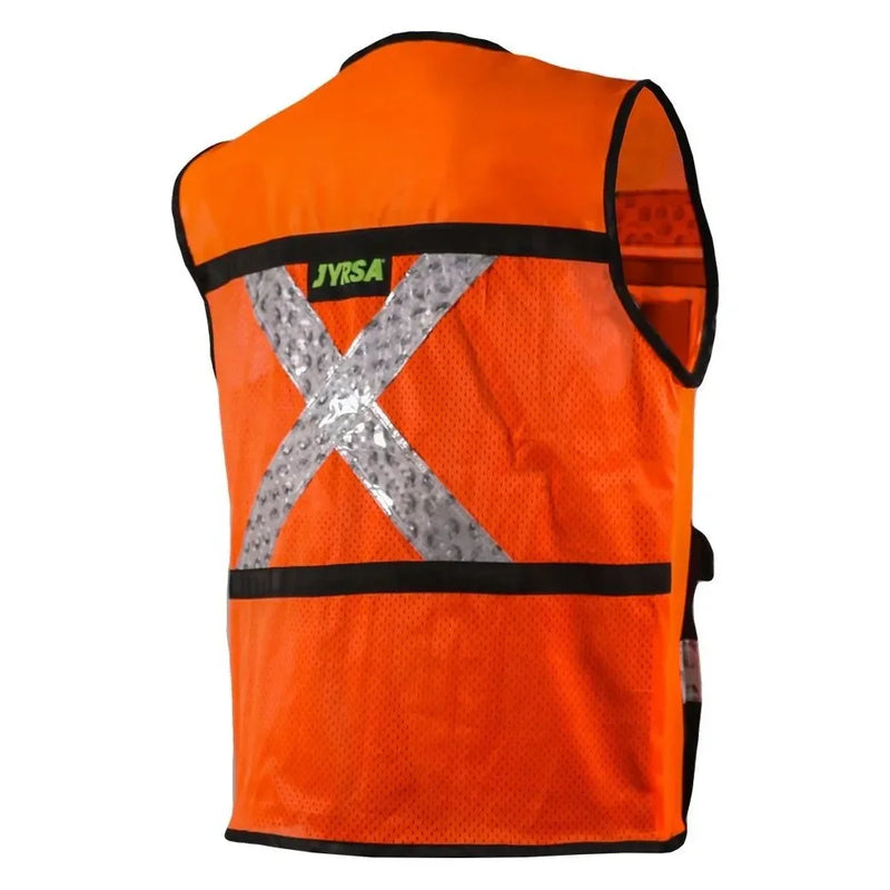 Chaleco de Seguridad Industrial Rescatista Alta Visibilidad JYRSA SR-2048 - DIBAMEX