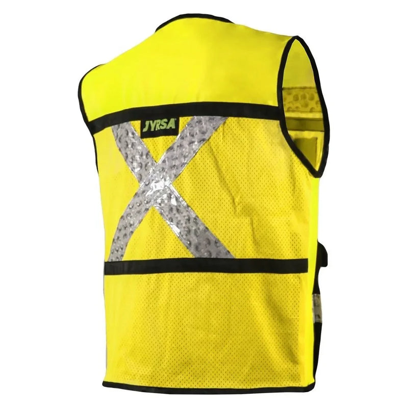 Chaleco de Seguridad Industrial Rescatista Alta Visibilidad JYRSA SR-2048 - DIBAMEX