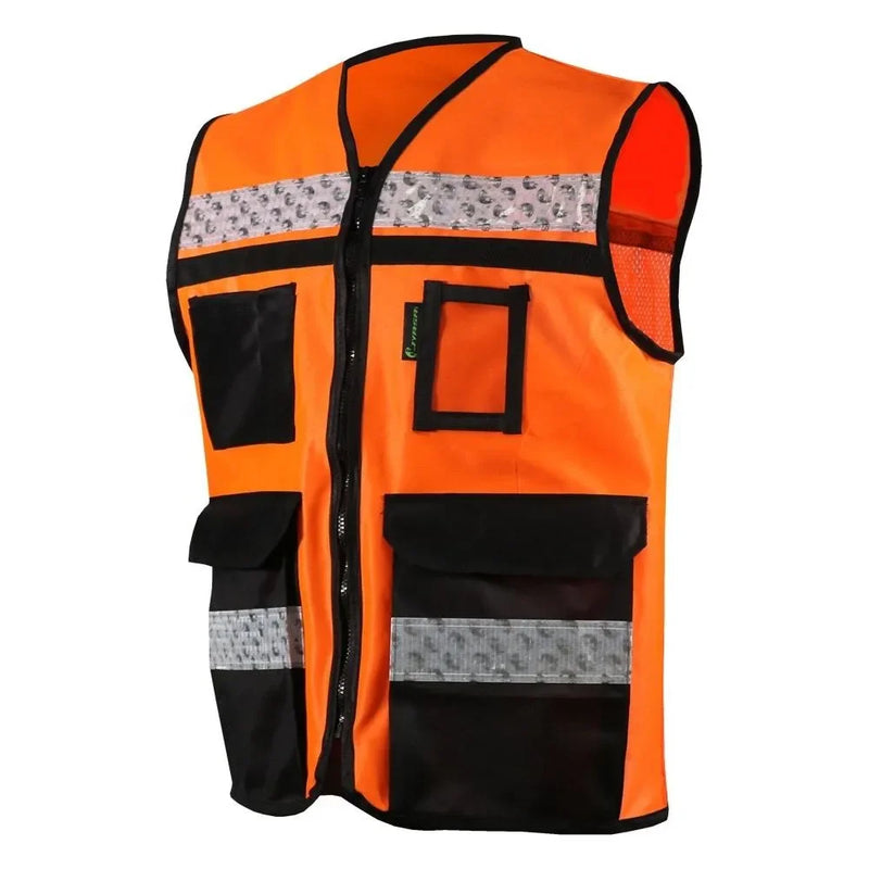 Chaleco de Seguridad Industrial Rescatista Alta Visibilidad JYRSA SR-2048 - DIBAMEX