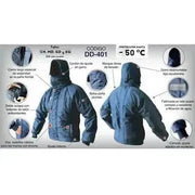 Chamarra Termoaislante Premium Corta con Gorro -50°C - JYRSA DD-401 - DIBAMEX