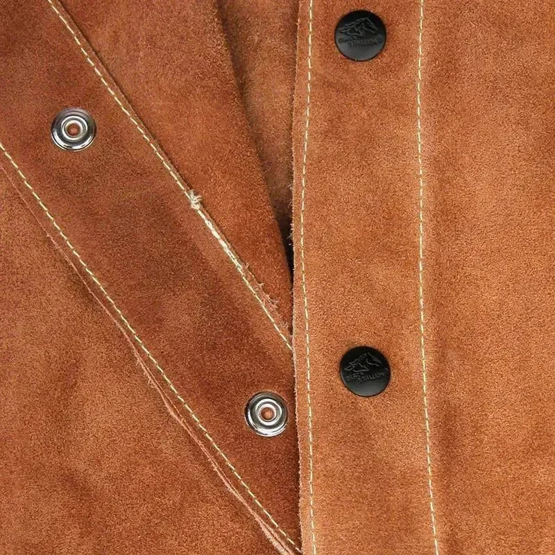 Chaqueta / Chamarra Para Soldador de Carnaza Premium Black Stallion 30WC - DIBAMEX