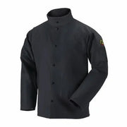 Chaqueta Para Soldador Negra TruGuard - Black Stallion FBK9-30C - DIBAMEX