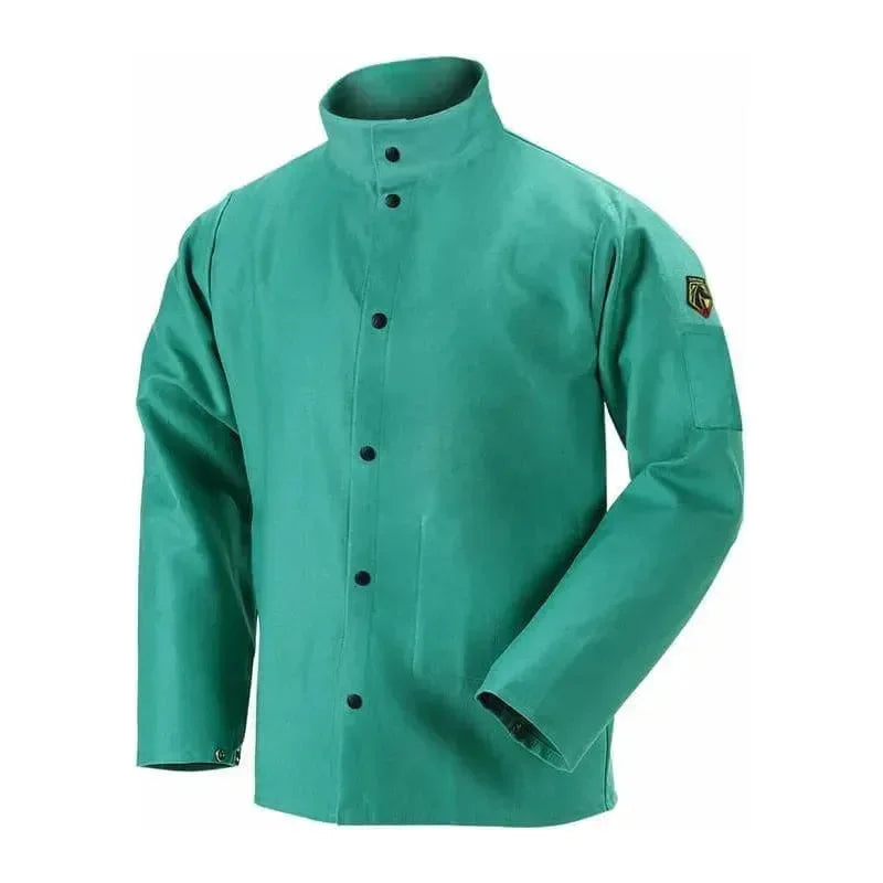 Chaqueta Para Soldador Verde TruGuard 200, 12oz Black Stallion F2-30C - DIBAMEX
