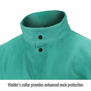 Chaqueta Para Soldador Verde TruGuard Black Stallion F9-30C - DIBAMEX