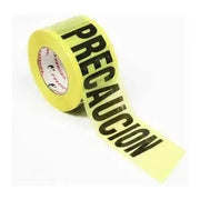 Cinta Barricada Amarilla Leyenda "PRECAUCION" 300m - JYRSA JYR-1192 - DIBAMEX