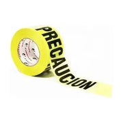 Cinta Barricada Amarilla Leyenda "PRECAUCION" 300m - JYRSA JYR-1192 - DIBAMEX