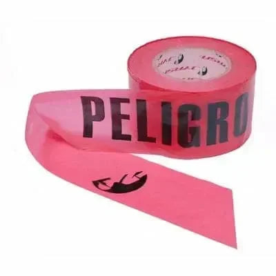 Cinta Barricada Roja Leyenda "PELIGRO" 300m - JYRSA JYR-1191 - DIBAMEX
