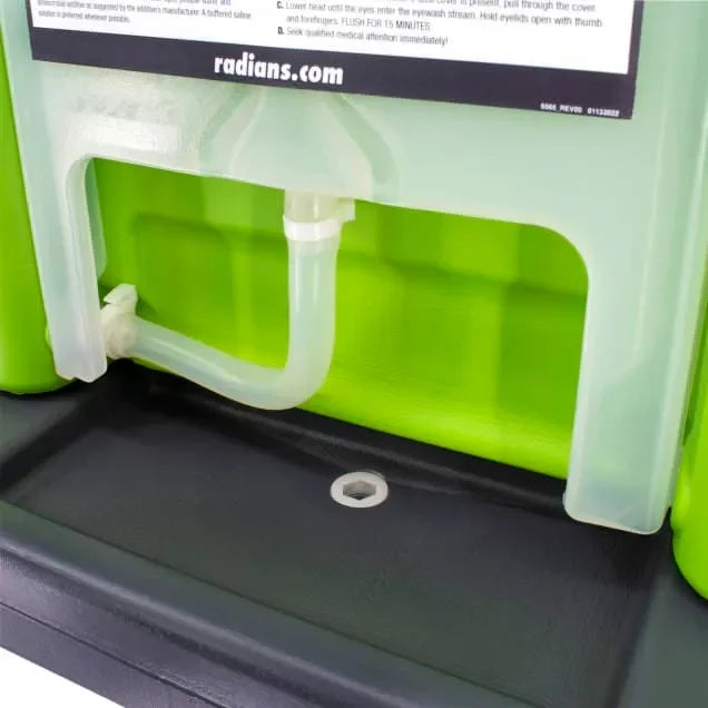 Estación lavaojos de emergencia Radians de 12 galones - REW01112 - DIBAMEX