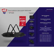 Faja Elastica Ajuste Ventilado 3er Cinto MR Seguridad SP1024 - DIBAMEX