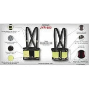 Faja Soporte Sacrolumbar Malla Elástica - JYRSA JYR-800 - DIBAMEX