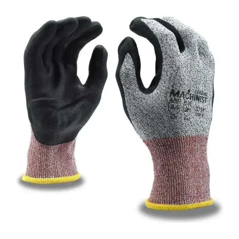 Guantes Machinist Resistente al Corte Nivel 5 con Palma de Nitrilo - Cordova Safety 3734 - DIBAMEX