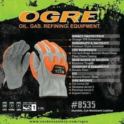 Guantes Anti Impacto de Piel Resistentes al Corte OGRE GT - Cordova Safety 8535 - DIBAMEX