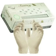 Guantes de Látex Sin Polvo 4 mil Grosor Life Guard Sentry 1290T - DIBAMEX
