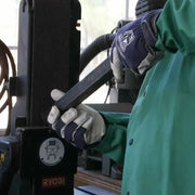 Guantes mecánicos de algodón FR y piel de cabra con clasificación ARC - Black Stallion GX5015 - DIBAMEX