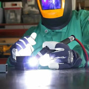 Guantes mecánicos de algodón FR y piel de cabra con clasificación ARC - Black Stallion GX5015 - DIBAMEX