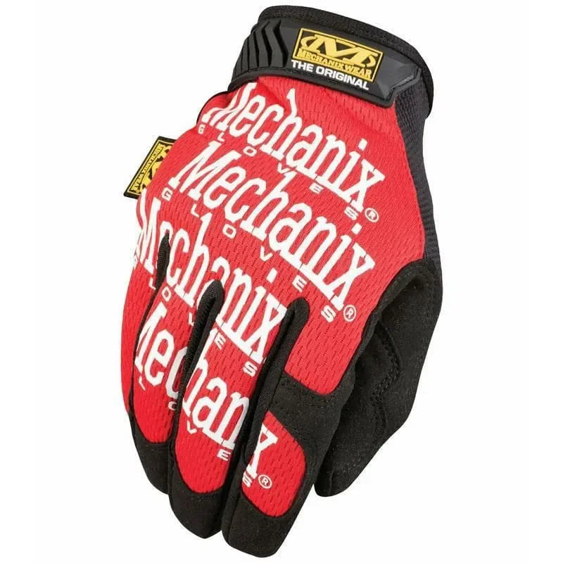 Guantes Mecánicos Mechanix Wear "El Original" MG-02 Rojos - DIBAMEX