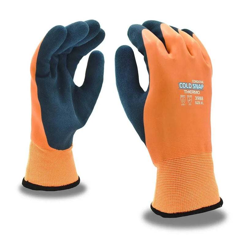 Guantes Térmicos Cold Snap Thermo Anaranjados - Cordova Safety 3988 - DIBAMEX