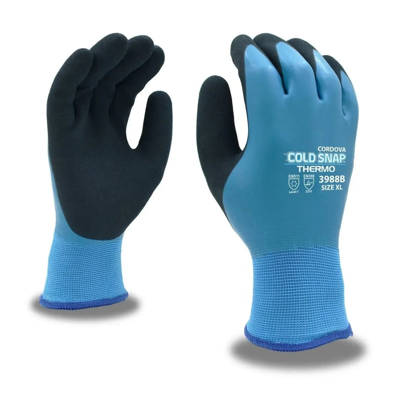 Guantes Térmicos Cold Snap Thermo Azul - Cordova Safety 3988B - DIBAMEX