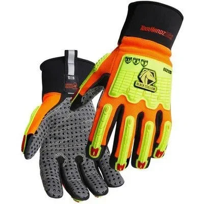 Guantes ToolHandz MAX Anti Corte Nivel 7, Anti Impactos - Black Stallion GX2126-OB - DIBAMEX
