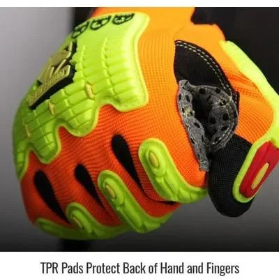 Guantes ToolHandz MAX Anti Corte Nivel 7, Anti Impactos - Black Stallion GX2126-OB - DIBAMEX