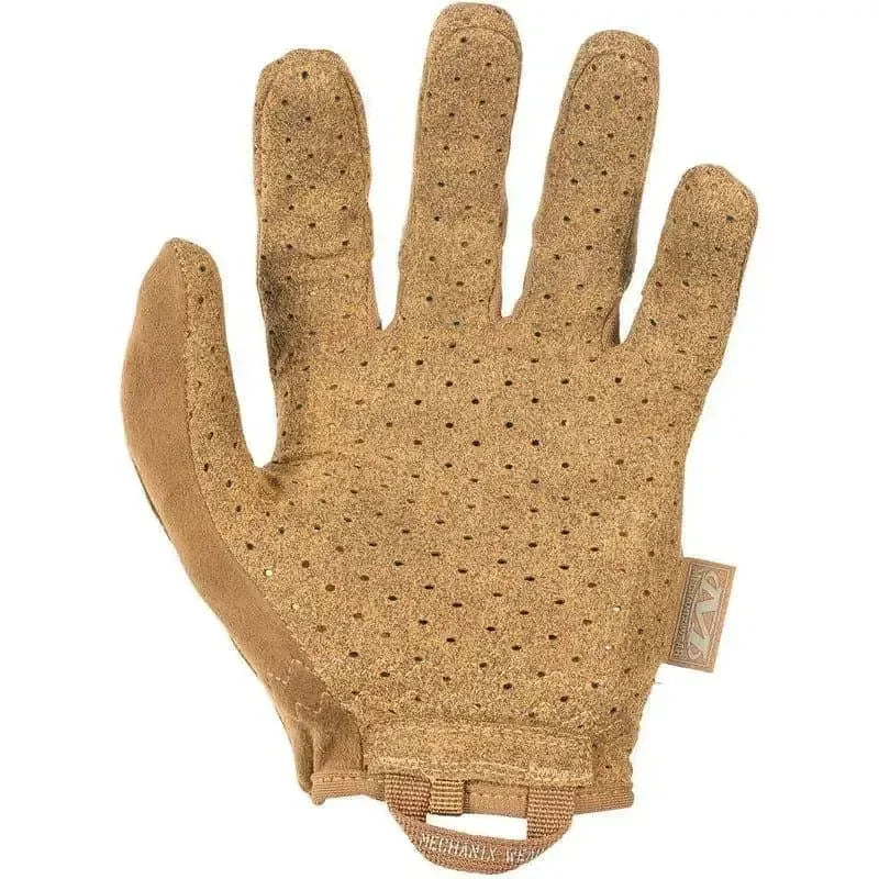 Guantes Ventilados de Tiro Deportivo Tácticos Mechanix Wear Speciality Vent Coyote MSV-72 - DIBAMEX