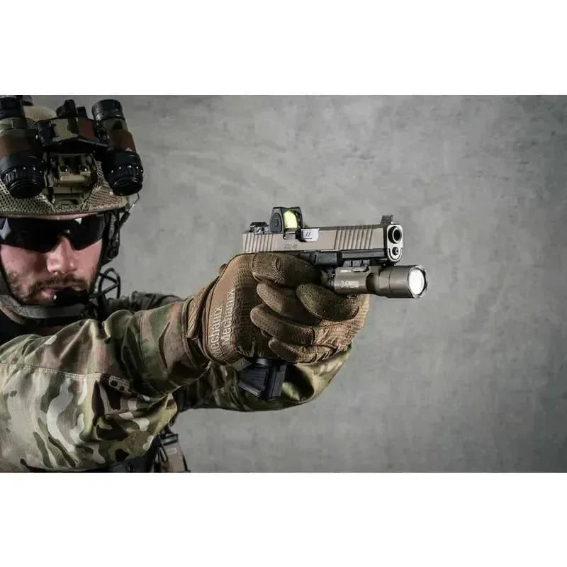 Guantes Ventilados de Tiro Deportivo Tácticos Mechanix Wear Speciality Vent Coyote MSV-72 - DIBAMEX