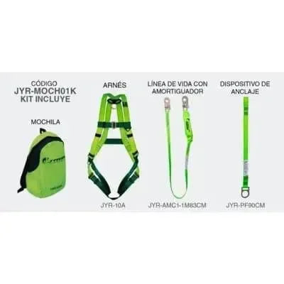 Kit Contra Caídas de Altura Jyrsa JYR-MOCH01K - DIBAMEX
