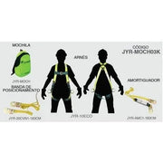 Kit Contra Caídas de Altura Jyrsa JYR-MOCH03K - DIBAMEX