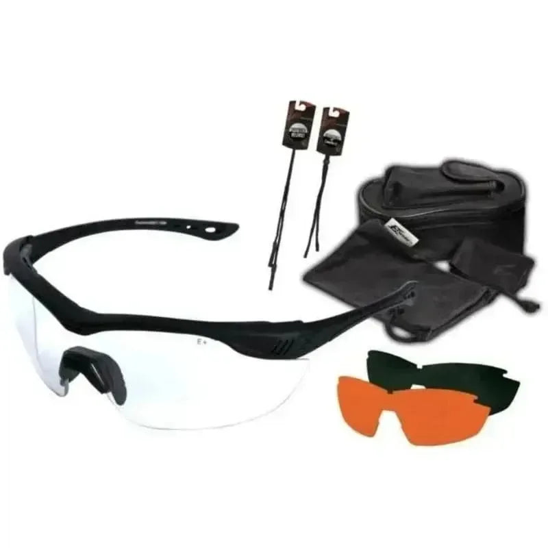 Kit Lentes Tacticos Tiro con 3 Micas Intercambiables - Edge Overlord HO3K-1 - Antiempaño Grado Militar - DIBAMEX