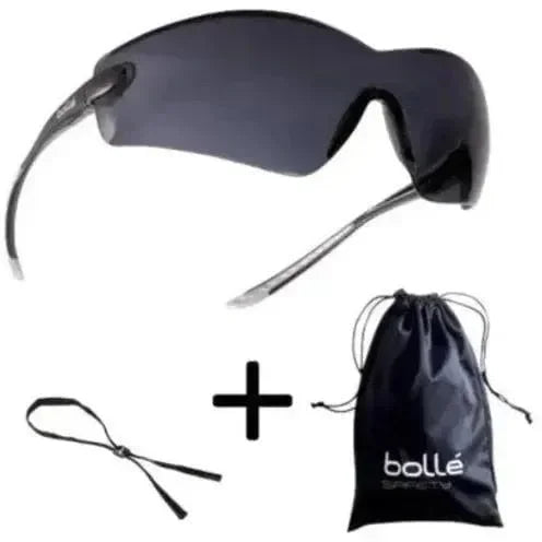 Lentes De Seguridad Cobra Obscuros Anti Empaño - Bolle Safety 40038 - DIBAMEX