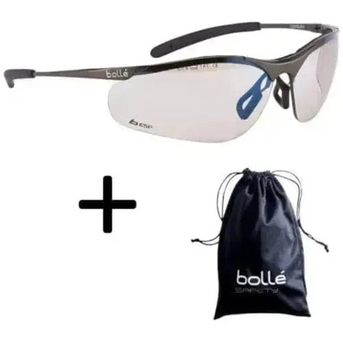 Lentes de Seguridad CONTOUR METAL Interior / Exterior - Bolle Safety 40051 - DIBAMEX