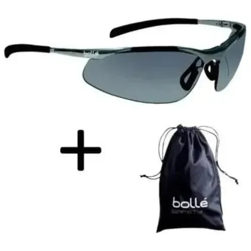 Lentes de Seguridad CONTOUR METAL Anti Empaño Obscuros - Bolle Safety 40050 - DIBAMEX