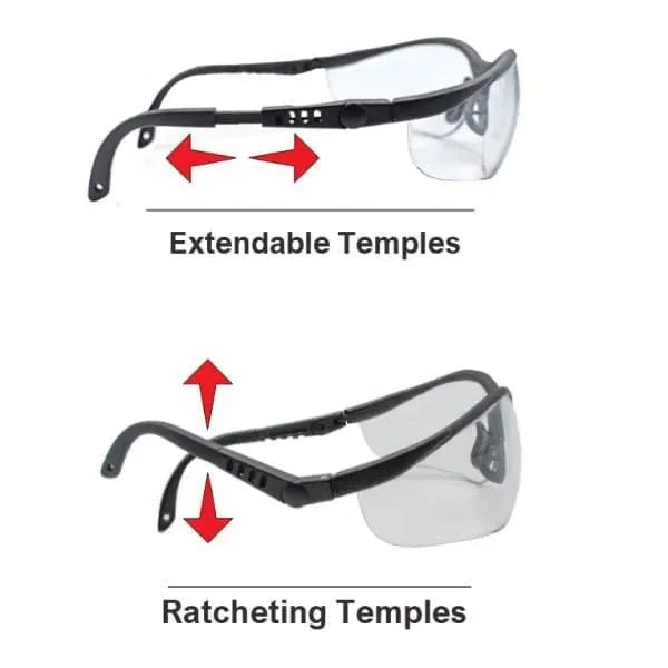 Lentes de Seguridad Cristalino Retriever Ajustable - Cordova Safety - DIBAMEX