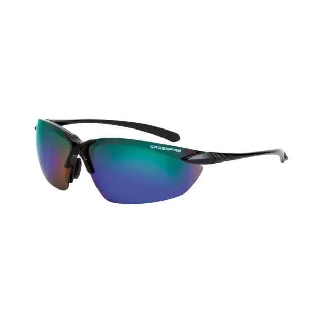 Lentes de Seguridad Crossfire Sniper Mica Esmeralda Espejo - Radians 9610 - DIBAMEX