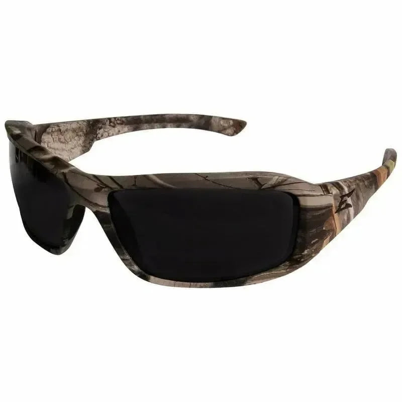 Lentes de seguridad Edge XB116CF Brazeau - Montura de camuflaje - Lente ahumada - DIBAMEX