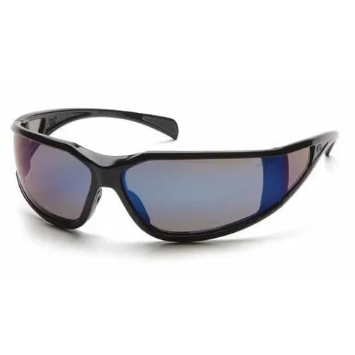 Lentes de Seguridad EXETER - Mica Azul Espejo Anti Empaño - Pyramex SB5175DT - DIBAMEX