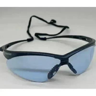 Lentes De Seguridad Nemesis V30 19639 Azul Claro Con Cordón - DIBAMEX