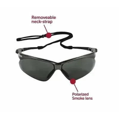 Lentes De Seguridad Polarizados Smoke - Nemesis 28635 - DIBAMEX