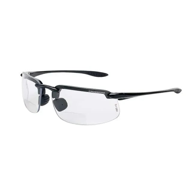 Lentes de Seguridad Radians Crossfire ES4 Bifocales Con Aumento - Mica Transparente - DIBAMEX