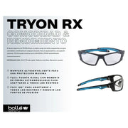 Lentes de Seguridad TRYON RX Armazón Graduable - Bolle Safety - DIBAMEX
