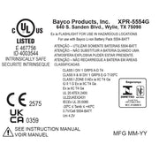 Linterna de Cabeza/Frontal Intrínsecamente Segura Recargable, Zona 0, USB Luz Dual - Nightstick - DIBAMEX