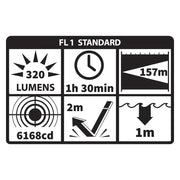 Linterna EDC Recargable por USB, 320 Lúmenes - Nightstick - DIBAMEX