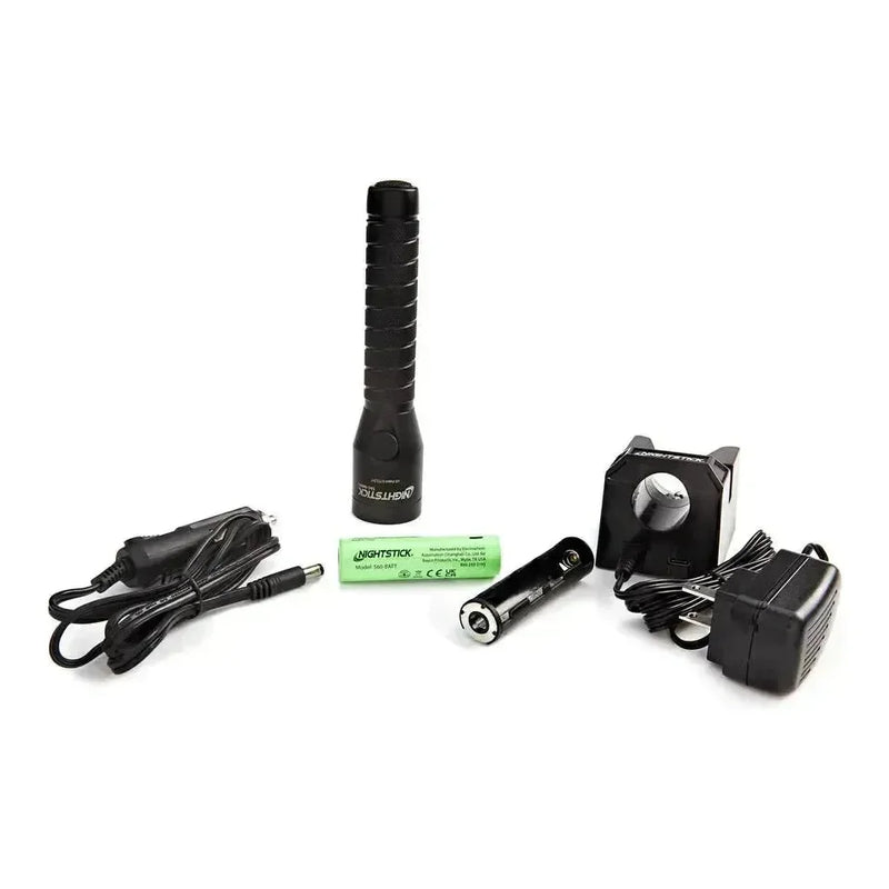 Linterna Táctica Recargable de Doble Interruptor, 1,100 Lúmenes - Nightstick - DIBAMEX