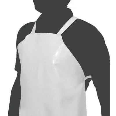 Mandil blanco de Charol Reforzado Calibre 16 / .40 mm JYRSA DD-11353PESP - DIBAMEX