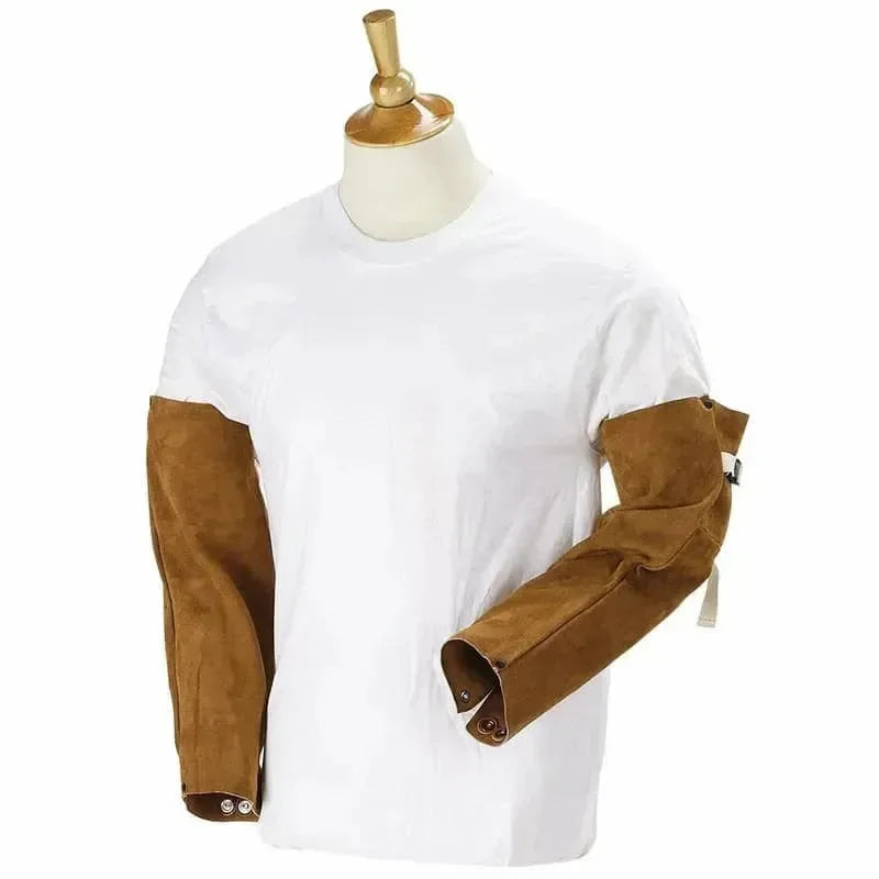 Mangas de Piel de Res Para Soldador 18" Black Stallion 18SLV - DIBAMEX