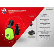 Orejera Auditiva Adaptable a Casco de Seguridad NRR = 25dB, MR Seguridad SQ1009 - DIBAMEX