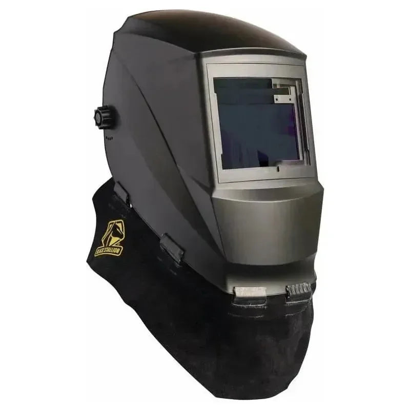 Protector de Cuello de Carnaza Para Casco de Soldador Black Stallion AH5040-BK - DIBAMEX